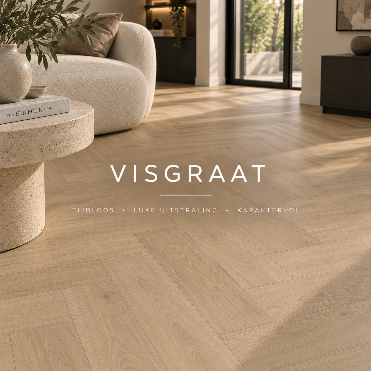 Visgraat plak