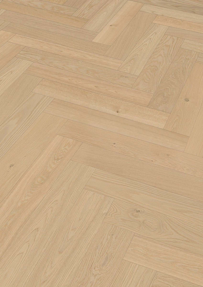 Floer Hybride Hout - Crème Eiken Visgraat (Uitlopend) - Afbeelding 2