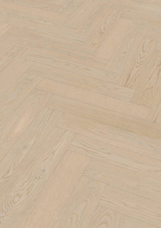 Floer Hybride Hout - Wit Eiken Visgraat (Uitlopend)