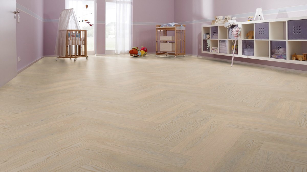 Floer Hybride Hout - Wit Eiken Visgraat (Uitlopend) - Afbeelding 7