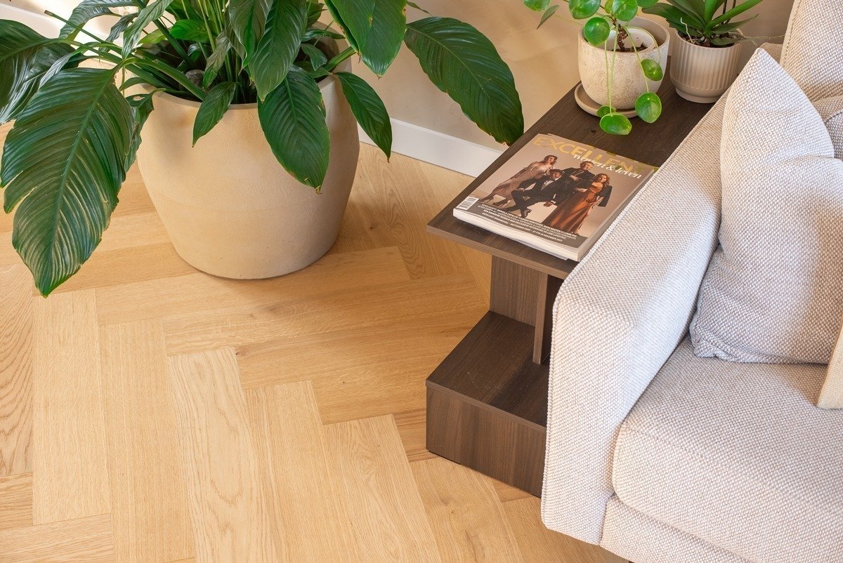 Floer Hybride Hout - Natuur Eiken Visgraat - Afbeelding 3