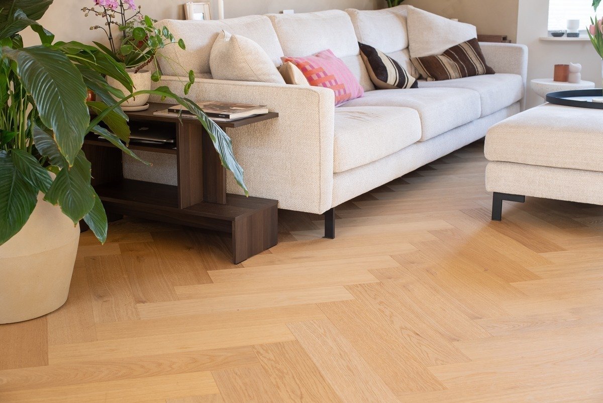 Floer Hybride Hout - Natuur Eiken Visgraat - Afbeelding 8