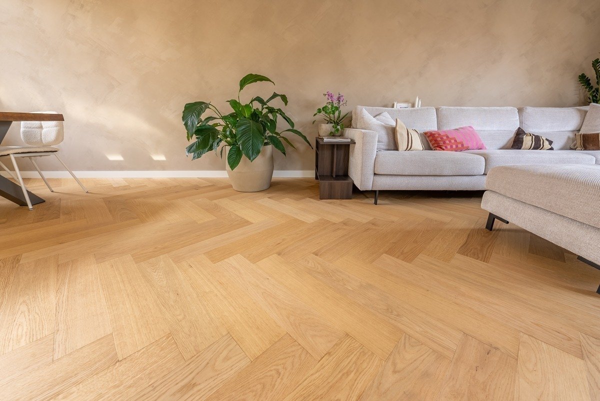 Floer Hybride Hout - Natuur Eiken Visgraat - Afbeelding 2
