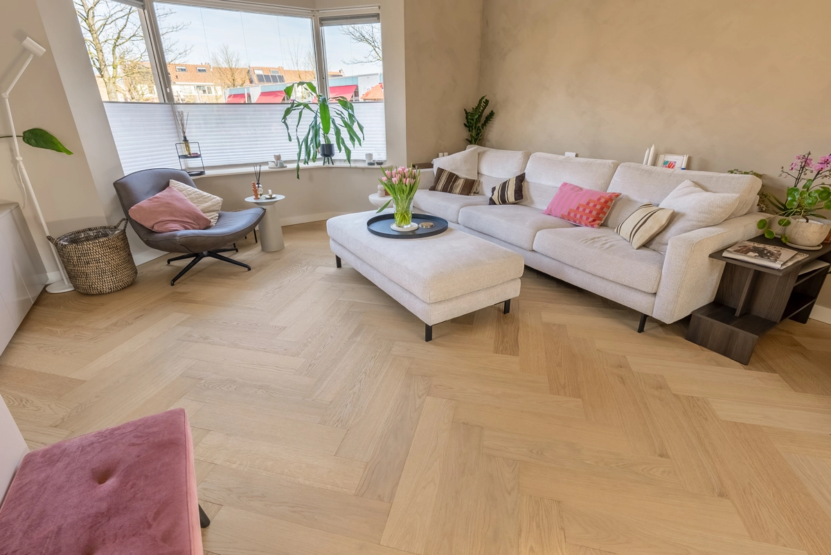 Floer Hybride Hout - Puur Eiken Visgraat - Afbeelding 7