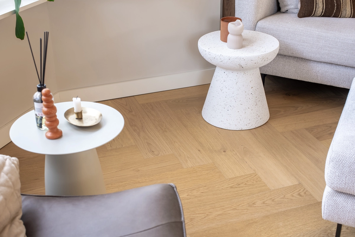 Floer Hybride Hout - Puur Eiken Visgraat - Afbeelding 3