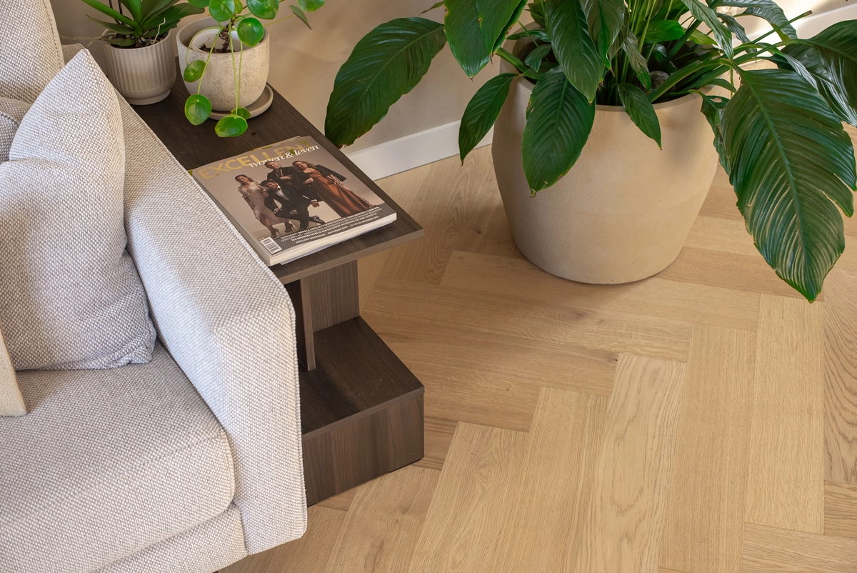 Floer Hybride Hout - Puur Eiken Visgraat - Afbeelding 12