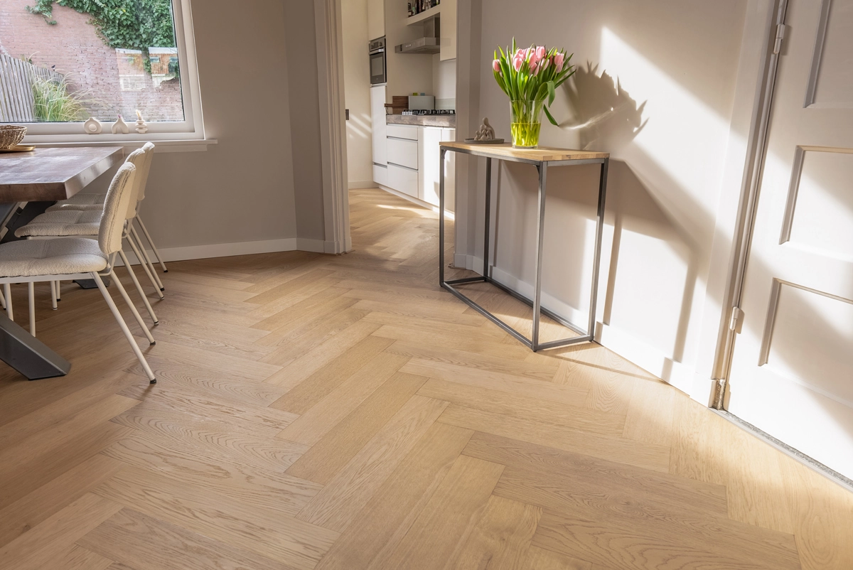 Floer Hybride Hout - Puur Eiken Visgraat - Afbeelding 6