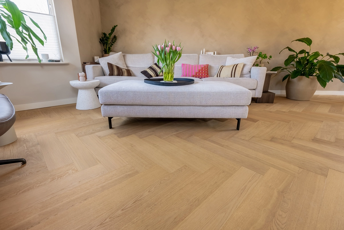 Floer Hybride Hout - Puur Eiken Visgraat - Afbeelding 14