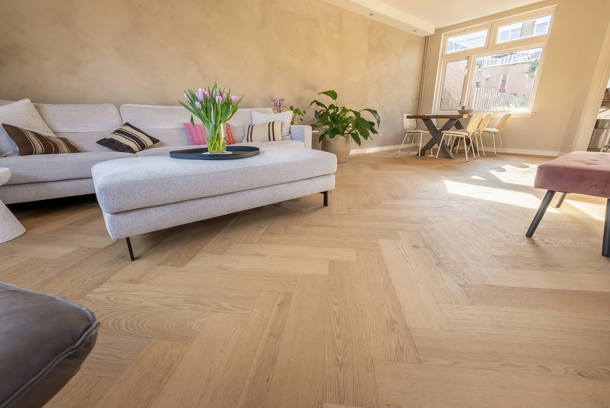 Floer Hybride Hout - Puur Eiken Visgraat - Afbeelding 2