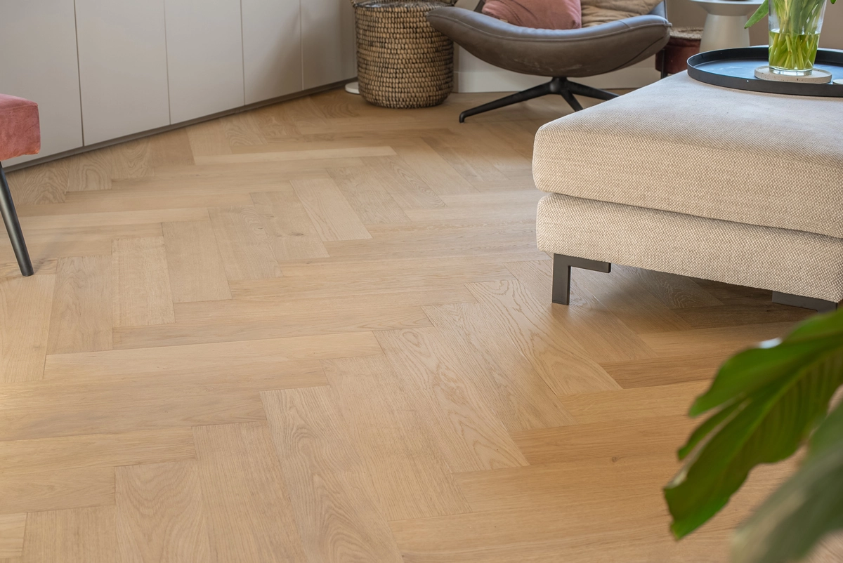 Floer Hybride Hout - Puur Eiken Visgraat - Afbeelding 10