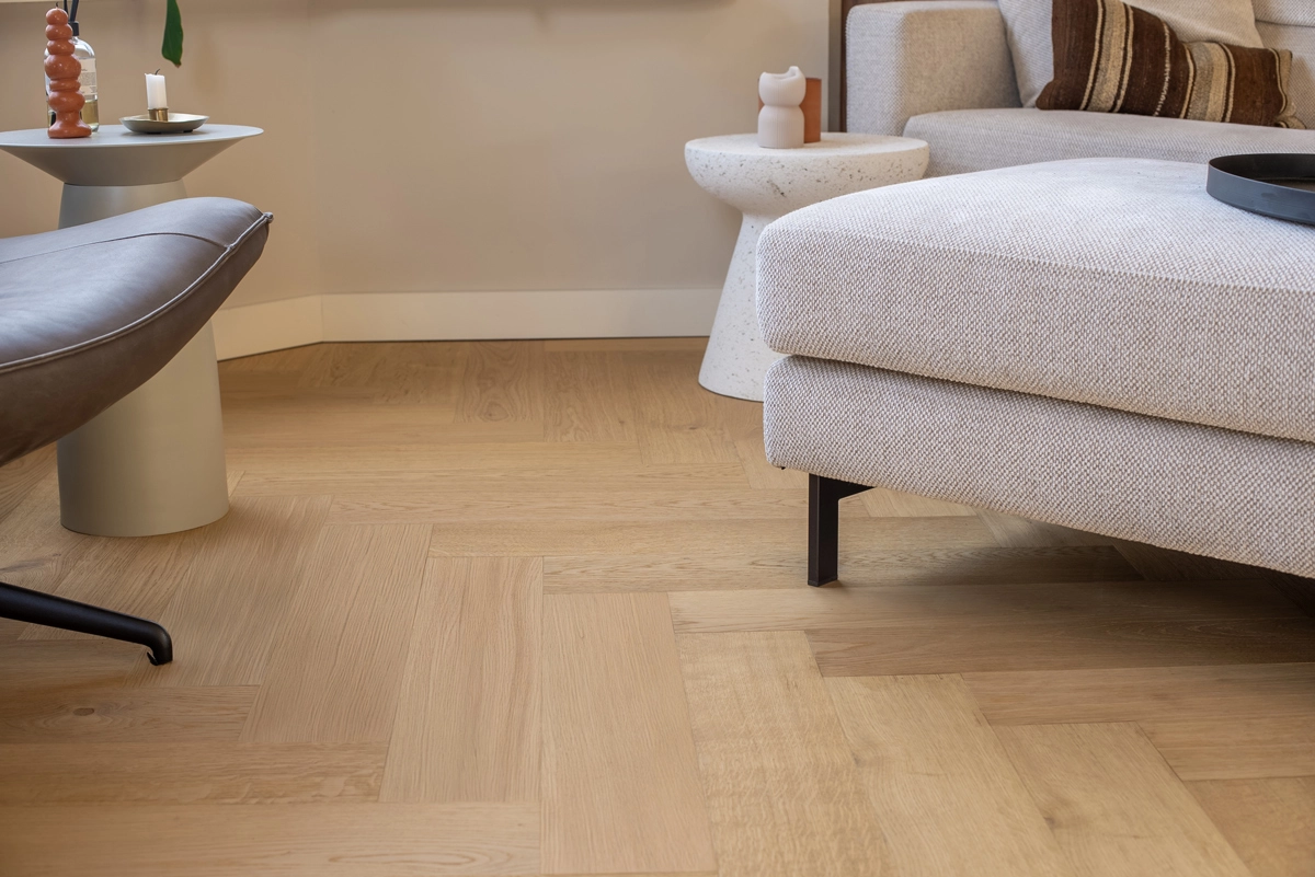 Floer Hybride Hout - Puur Eiken Visgraat - Afbeelding 8