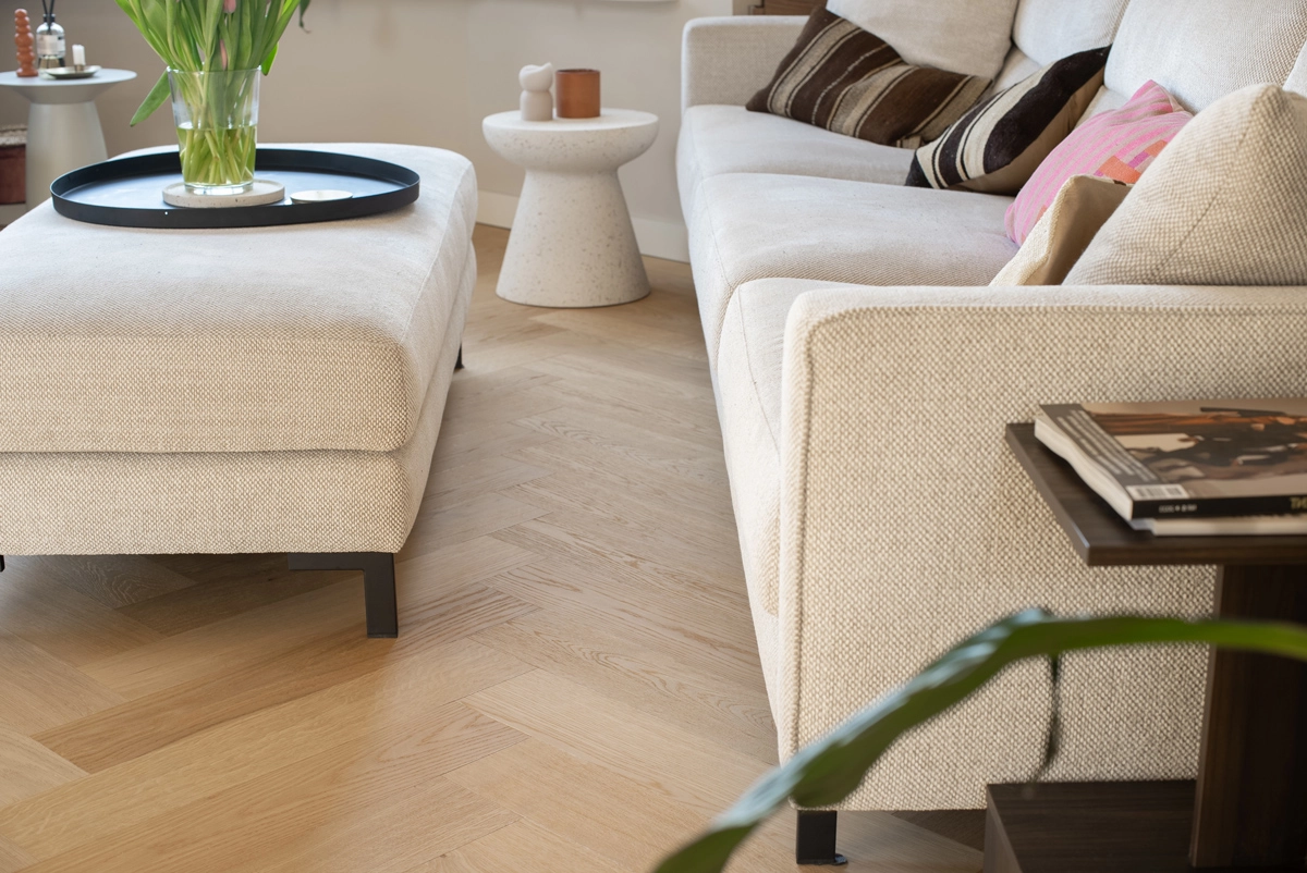 Floer Hybride Hout - Puur Eiken Visgraat - Afbeelding 11