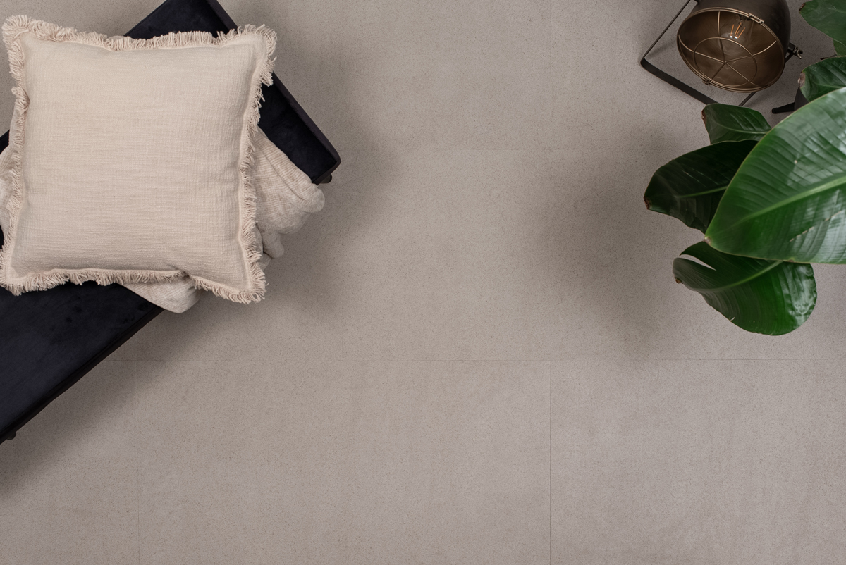 Floer Tegel Click PVC - Betonlook Greige - Afbeelding 4