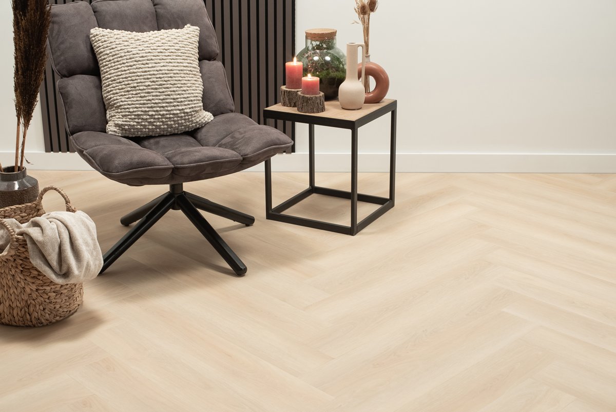 Floer Walvisgraat Click PVC – Balein Beige - Afbeelding 23