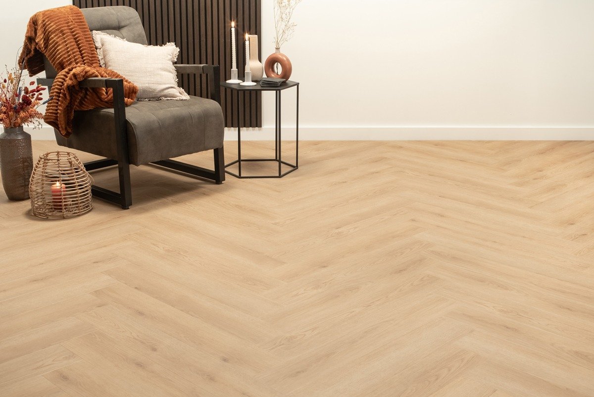Floer Walvisgraat Click PVC - Bryde Bruin - Afbeelding 19