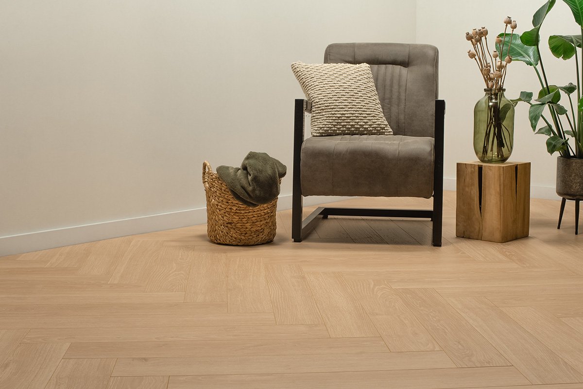 Floer Hybride Laminaat Walvisgraat - Omura Onbehandeld - Afbeelding 6